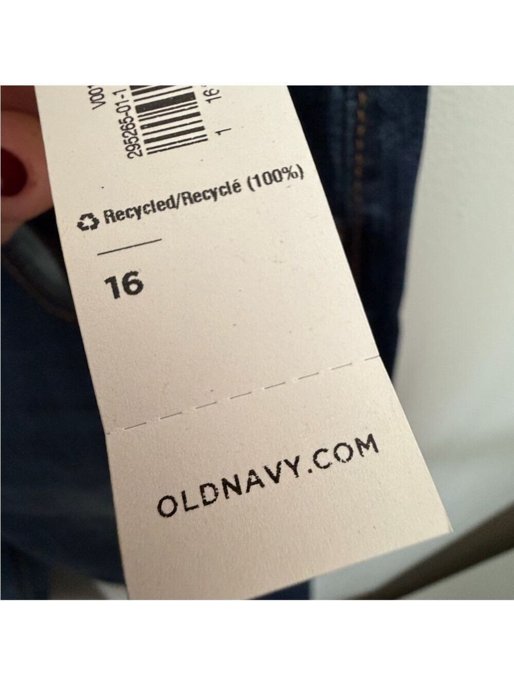 Old Navy Curvy Mid-Rise Straight Leg Jean - Picture 4 of 7